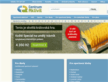 Tablet Screenshot of centrum-aktivit.cz